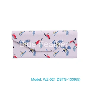 CMYK Printing Foldable Triangle Sunglasses Case Folding Glasses Case