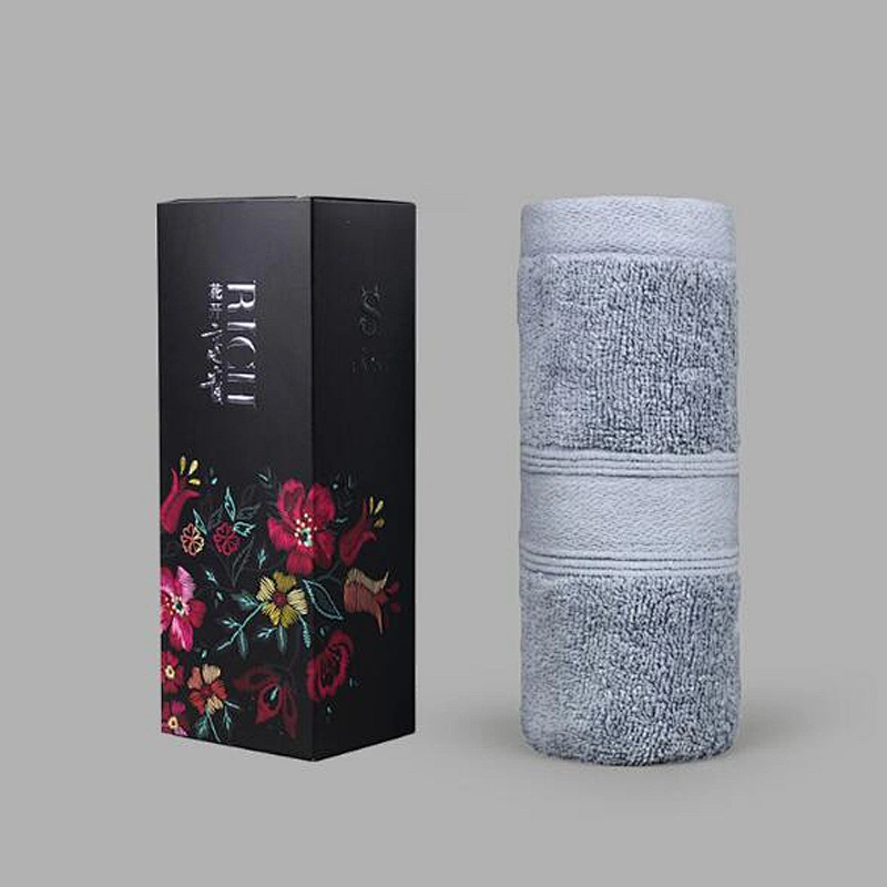 Wholesale  Pure  Cotton Face Towel With Elegant Embroidery For Travelling