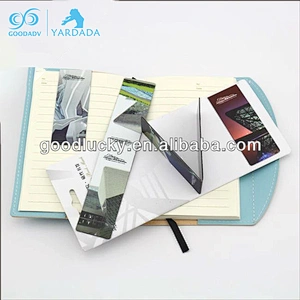 Fashion design OEM logo personalized magnet bookmark for promotion
