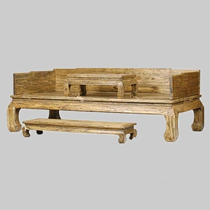 recycle elm wood chinese antique style day bed