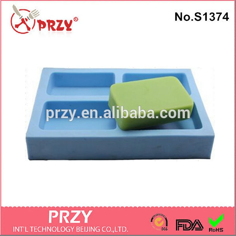 Handmade rectangle silicone molds for soap