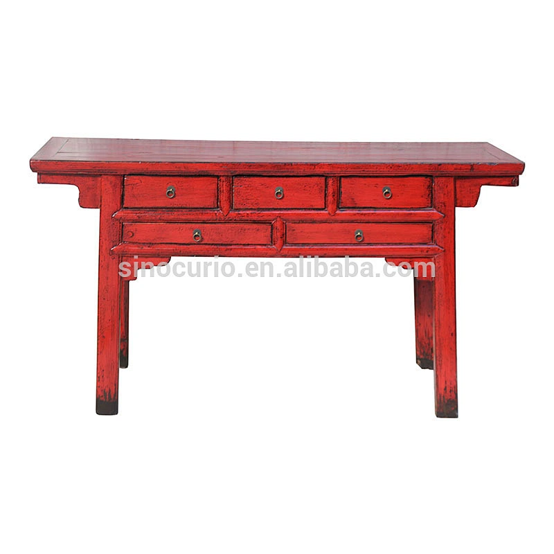 Chinese style antique furniture drawers hobby lobby console table