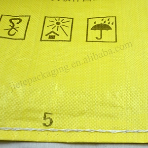 Wholesale yellow plastic pp woven urea fertilizer bag 50kg with lining