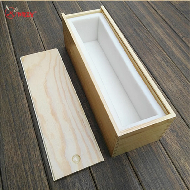 Wooden box Loaf Soap molds DIY handmade rectangle Toast soap silicone mould for wholesale
