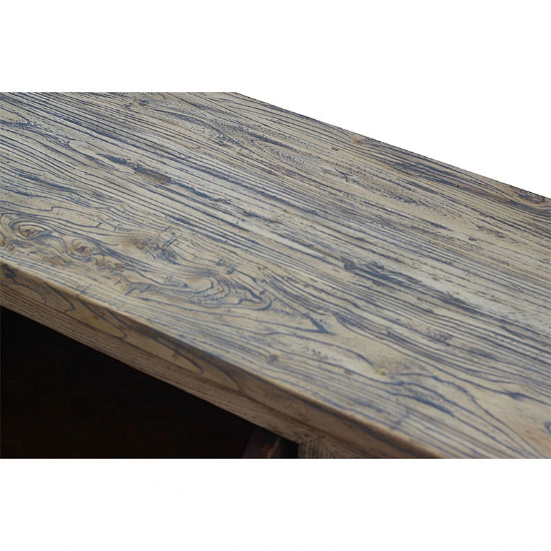 wholesale rustic reclaimed solid wood pine tv console furniture