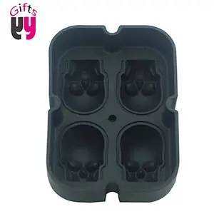 Kitchen Accessories Ice Cube Tray 4-Cavity DIY Ice Maker Silicone Mold