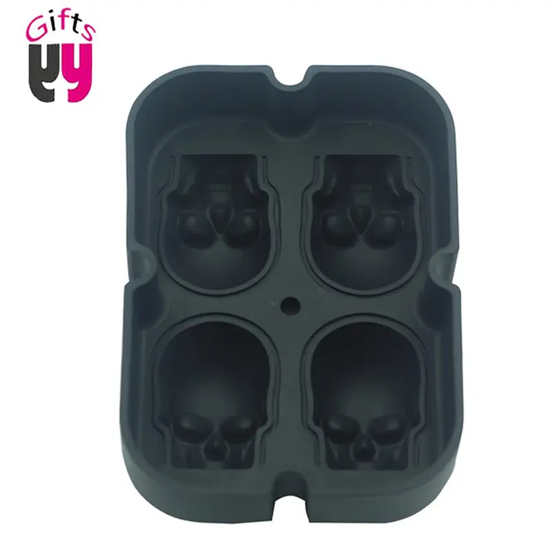 Kitchen Accessories Ice Cube Tray 4-Cavity DIY Ice Maker Silicone Mold