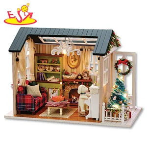 Handmade diy wooden dollhouse lighting kit for kids W06A343