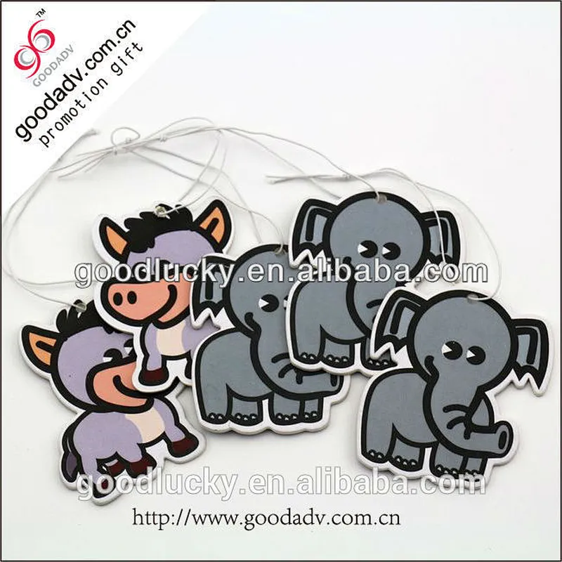 Cartoon Bear eco refresh paper air freshener custom