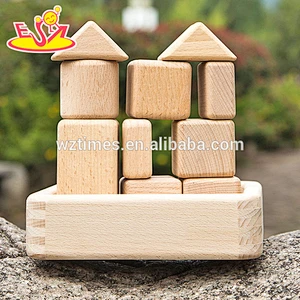 2018 Wholesale preschool kids construct wooden building toys for sale W13A133