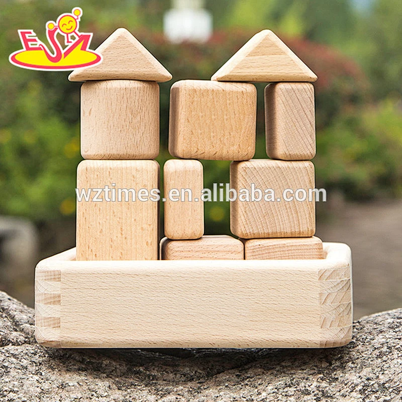 2018 Wholesale preschool kids construct wooden building toys for sale W13A133