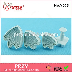 Eco-friendly Y025 wholesale decorative tulip fondant mold