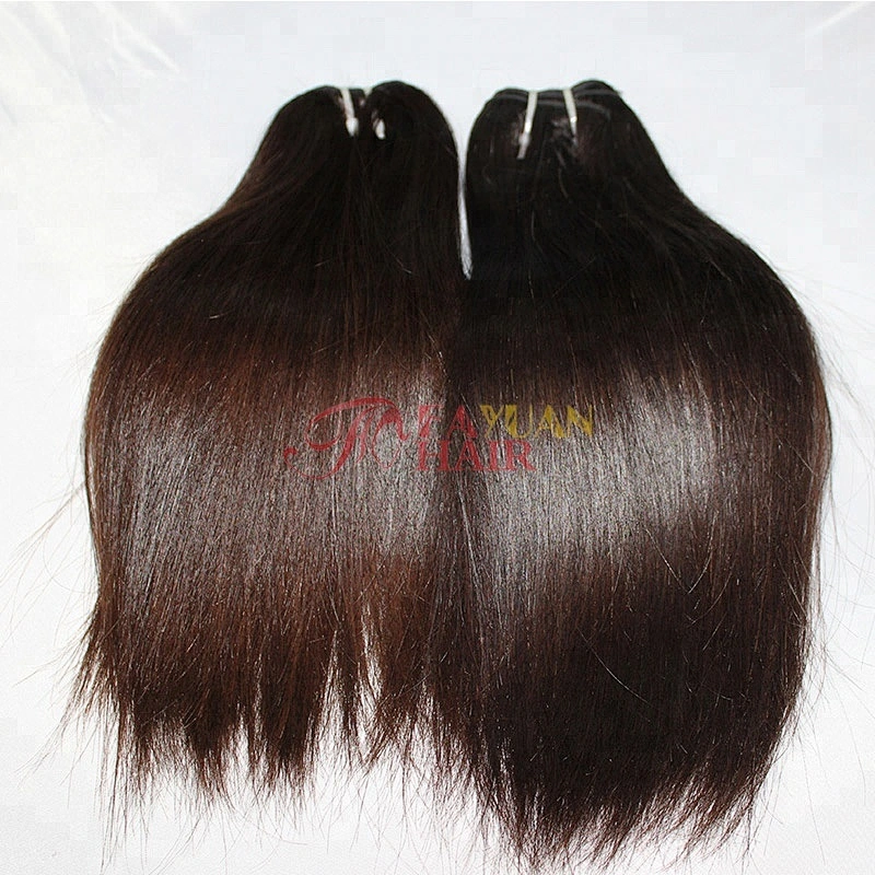 Complete cuticle unprocessed 100% virgin human hair abundant stock natural black accept sample order 1 Piece Hair Extension