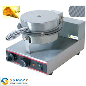 Single head stainless steel ice cream bubble waffle cone maker machine