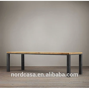 Antique iron leg dining table designs furniture