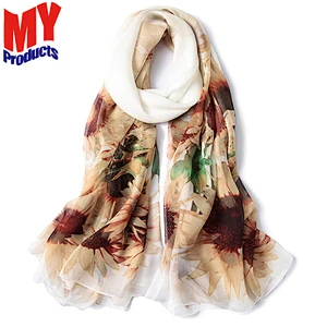 Pashmina scarf square wool scarf digital print custom design silk scarf