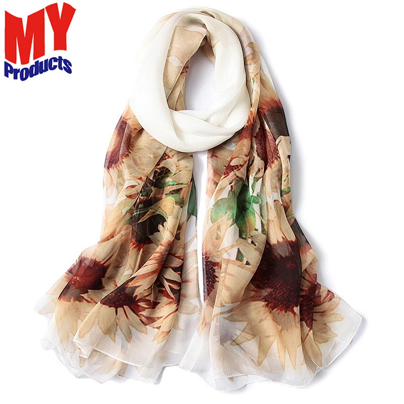 Pashmina scarf square wool scarf digital print custom design silk scarf