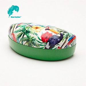 Premium Hard Sunglasses Case with Multicolor Blossom Designs for Modern Females