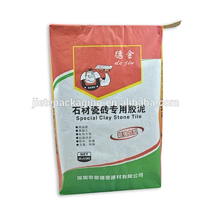 oem design 25kg 20kg cement bag for special clay stone tile,wall putty bag