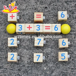 2018 wholesale baby wooden learning blocks new design kids wooden learning blocks best children wooden learning blocks W12F017