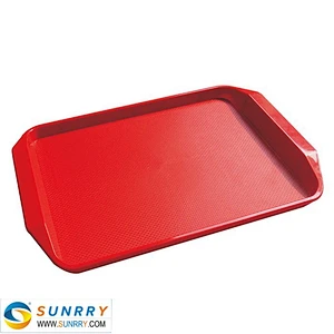 Rectangular Food Court Tray ABS material square plate and fast food plate tray (SY-FFT19F SUNRRY)