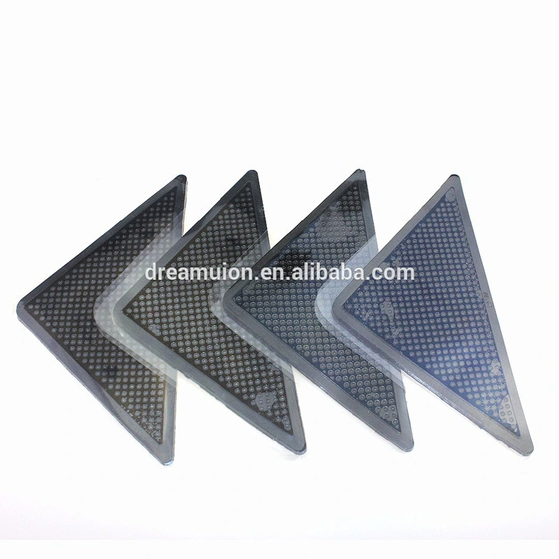 4 RUGGIES RUG CARPET MAT GRIPPERS NON SLIP SKID REUSABLE WASHABLE GRIPS