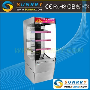 Hot Sell Electric Hot Food Showcase And Display Made Of Stainless Steel (SUNRRY SY-SCS980B)