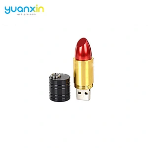 Lipstick shape branded usb flash drive with logo