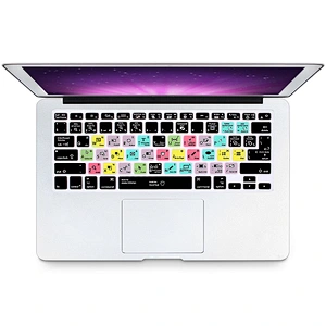 Shortcuts custom InDesign Hotkeys russian keyboard silicone Keyboard Protector For Macbook Air for macbook air 13 skin