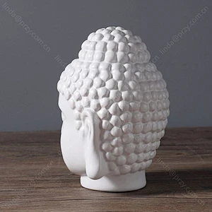 Buddha head Storage pot silicone mold Concrete buddha statue molds for cement Craft