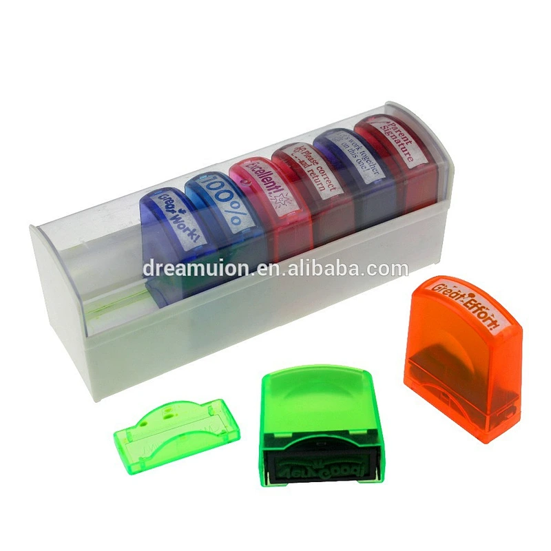 8 Self Inking Teaching Reward Stamps