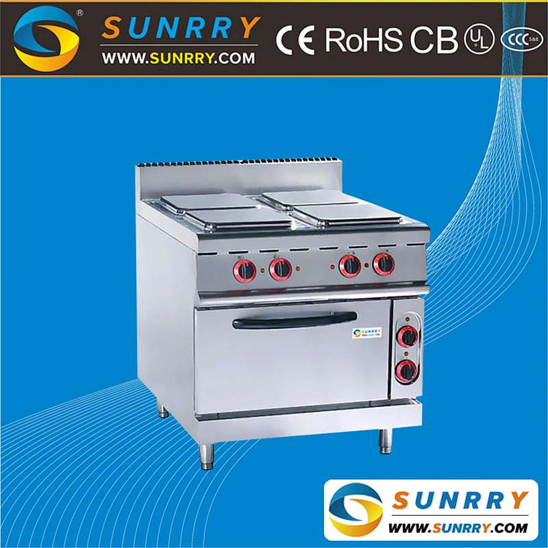 Restaurant kitchen equipment stainless steel electric 2*2 burner cooking hot plate