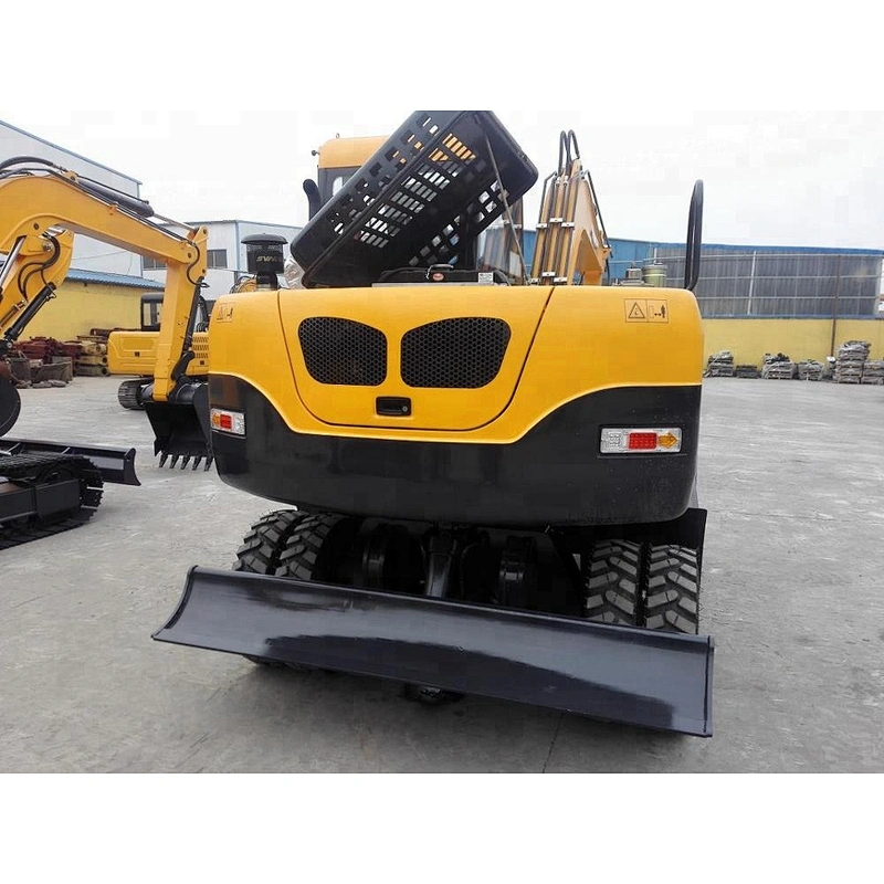 Cheap 7ton wheel excavator from China Infront factory