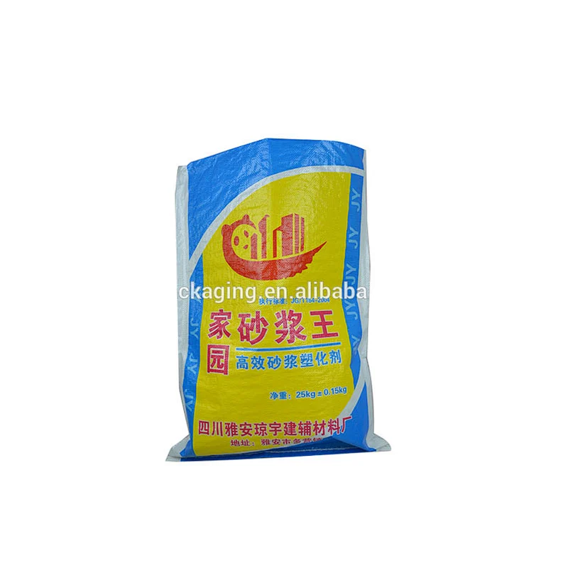 customized recycled plastic putty, mortar, animal feed, fertilizer bags