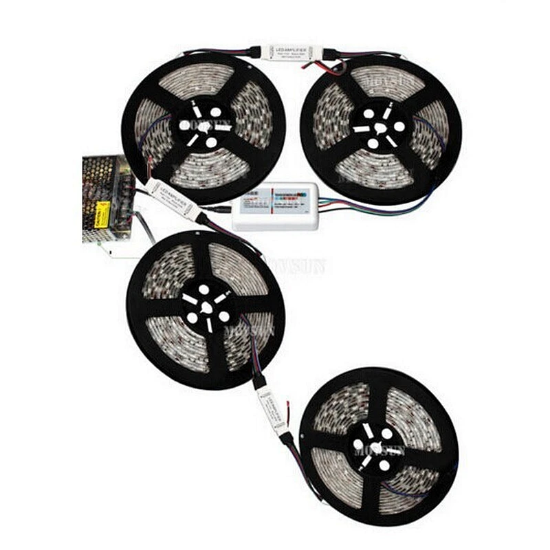 30m 5050 300 leds IP65 Waterproof RGB Led Strip tape + Touch Remote Controller Kit