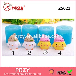 Chicken Silicone mold 3D chickens soap mould candle mould