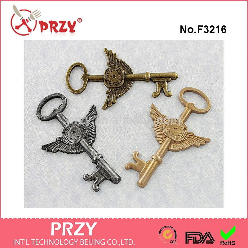 F3216 Steampunk Mold Winged Key Mould Silicone Resin Polymer Clay Wax