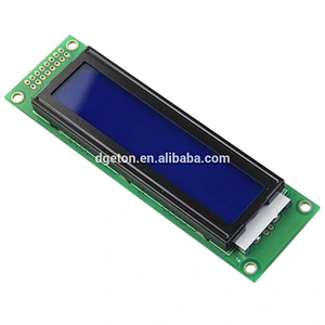 SPLC780D white on blue 20x2 LCD display module