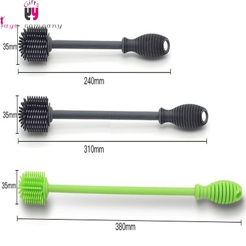 Factory directly selling Food grade Silicone bottle brush for many occasion