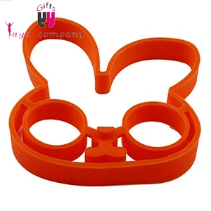 shenzhen factory Processing customized smiling face shape silicone fried egg mold