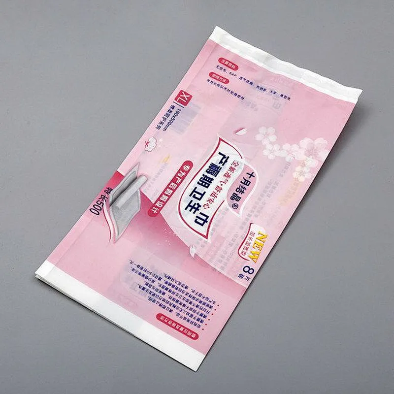 We accept customized PE bags for maternity products, children's waterproof ear stickers