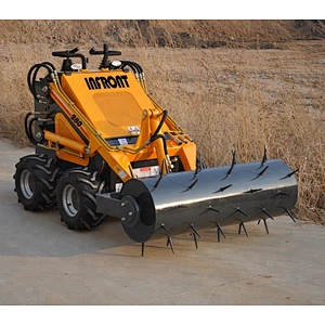 Best price of Chinese YFL380 wheel type mini skid steer loader for sale