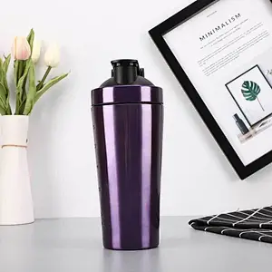 Shiny 304 Stainless Steel Shake Cup vacuum cup 750ml logo customized for corporate gift