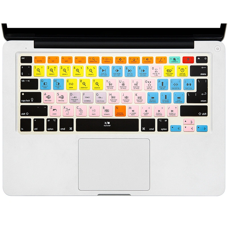 avid Pro Tools Hotkey Silicone Keyboard Shortcuts Keyboard for macbook protection For macbook laptop Pro Cover 13 15 17