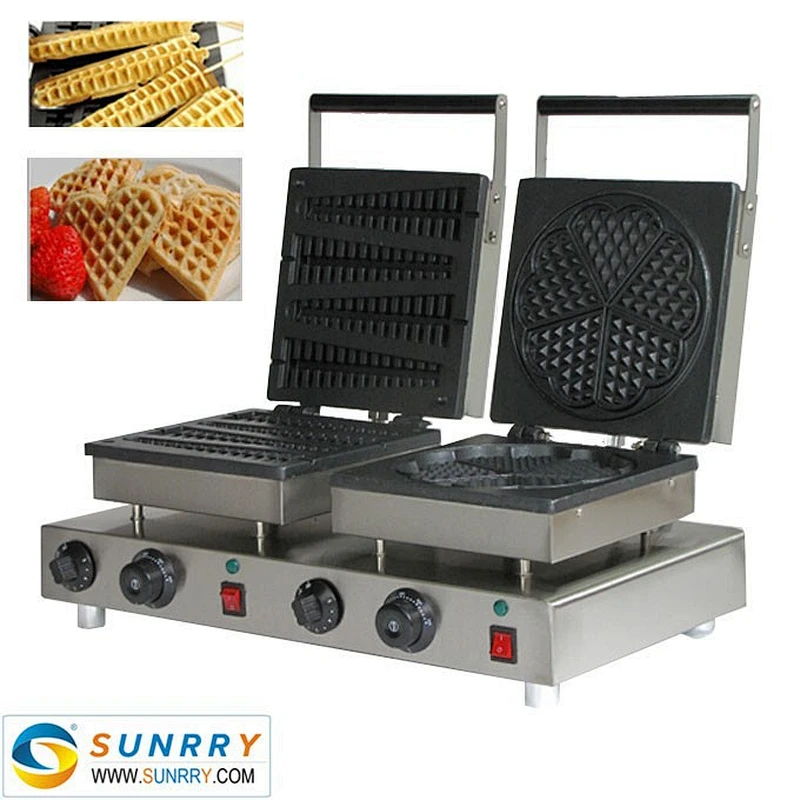 Professional Commercial Lolly Waffle Stick Maker With Two Shape (SUNRRY SY-KB30D)