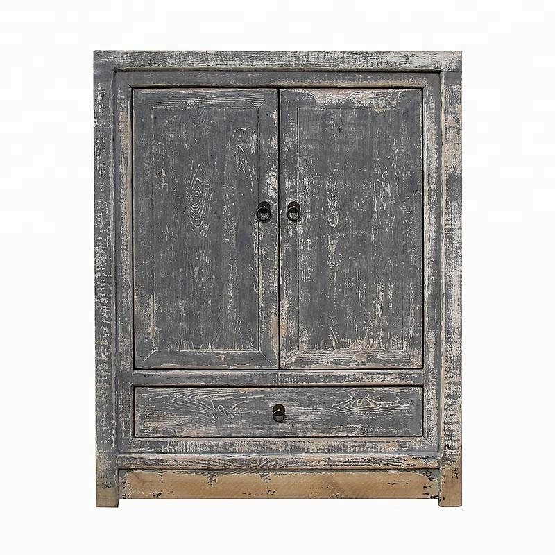 chinese distressed vintage shabby chic storage living room furniture