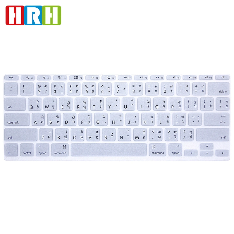 Thai Language Keyboard Skin Silicone Cover thai keyboard for macbook keyboard language for macbook air 11