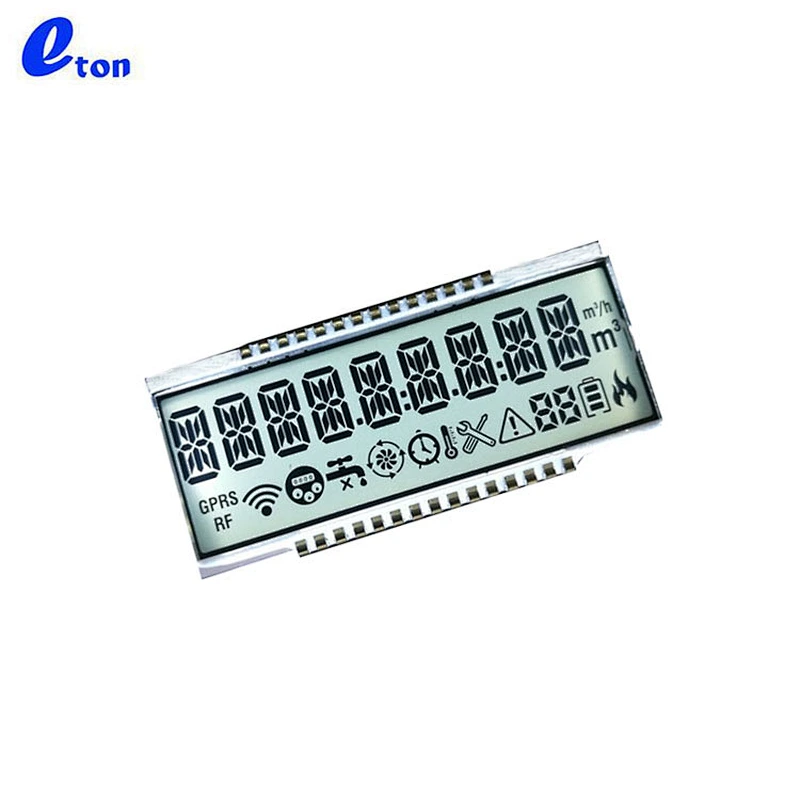 14 segment water meter graphic lcd display panel