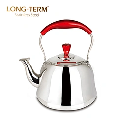 L21080202 0.5Mm Stainless Steel Whistling Tea Kettle With Color Handle