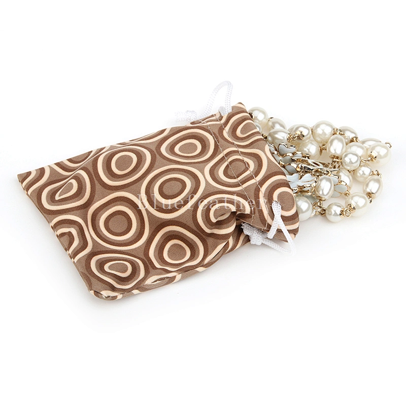 Soft Microfiber Cloth Pouch Small Drawstring Bag For Eyeglasses/Jewelry